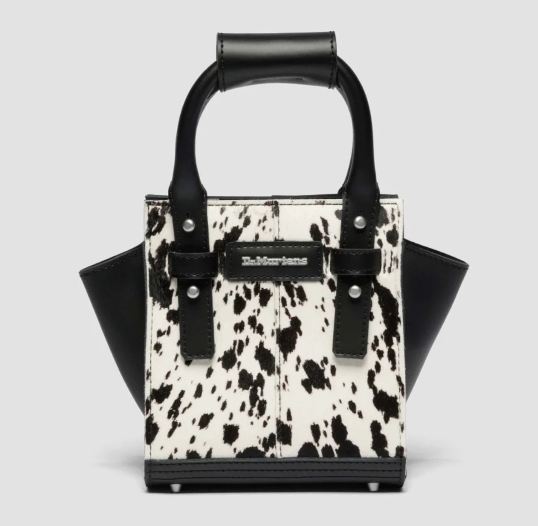 Dr.Martens Extra Small CREAM BLACK Borsa a tracolla 2 vie 42874100 Giappone N...