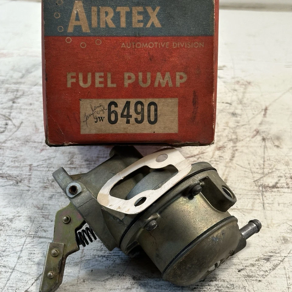 Bomba de combustible Airtex 6490 1962 Ford Mercury motor de 6 cilindros vintage nueva OEM en caja Foto 3 de 4