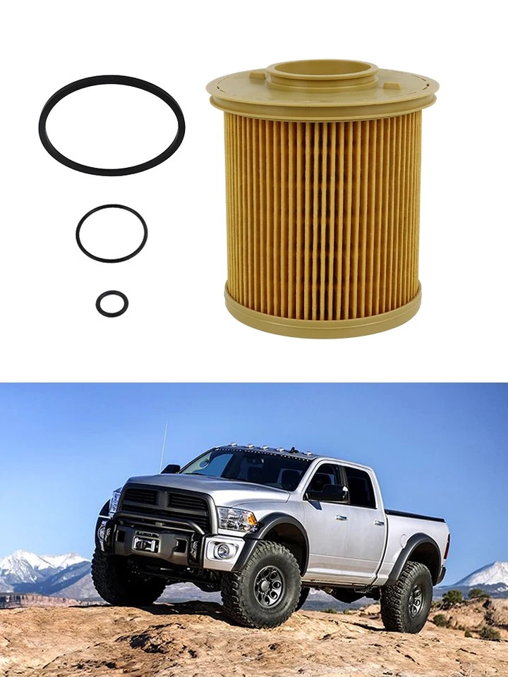 3*Fuel Filter and O-Rings For 1997-1998 Dodge Ram 5.9L Cummins Diesel 2500 3500 - Image 4 of 4