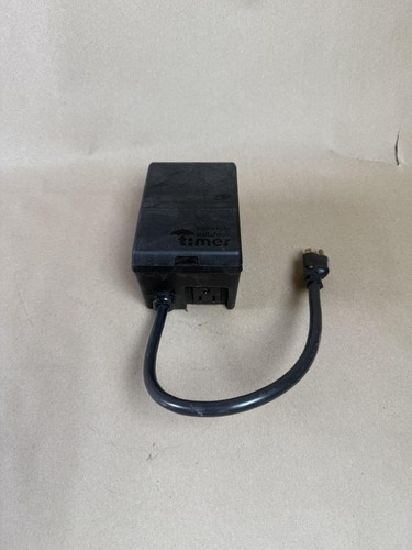 Intermatic HB31R Raintight Outdoor Plug In Light Timer Black 1800W Mechanical