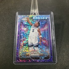 2024-25 Topps Chrome - Anthony Edwards #77 Purple Speckle Refractor /299