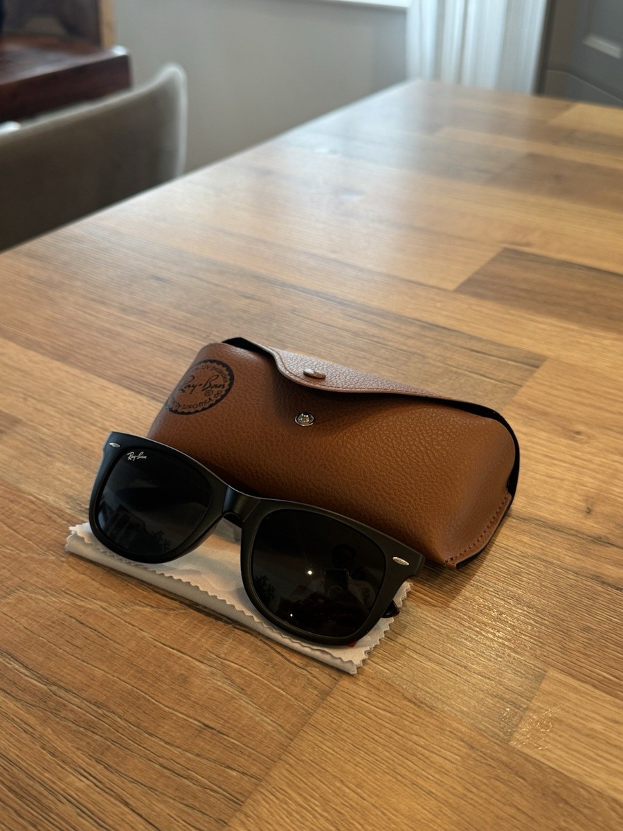 Ray-Ban RB2140 Original Wayfarer Sunglasses Matte Black With Case