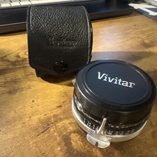 Vivitar Auto 2x Custom Teleconverter Model 2X-7 for Nikon F Mount w/ caps & case