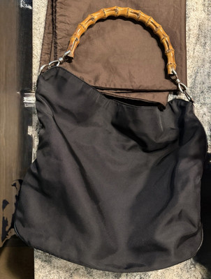 Gucci Hobo Shoulder Bag with Bamboo Handle