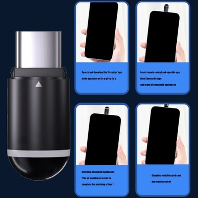 Universal Remote Control Rotating Controller Adapters Upgrades for Smartphones