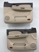 07-09 Cadillac Escalade Set Of Front Interior Power Door Panels Oem Tanbrown 07-09 Cadillac Escalade Set Of Front Interior Power Door Panels Oem Tanbrown