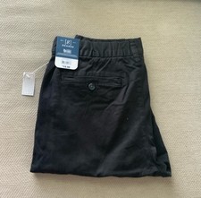 Men  s George Classic Black Trousers Size M