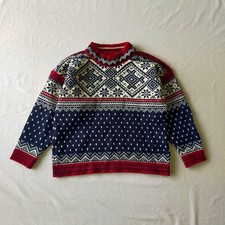 Vintage Dale of Norway Nordic Wool Knit Sweater 00s