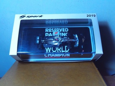 1/43 Spark S6099 Mercedes AMG W10 USA GP 2019 World Champion #44 Lewis Hamilton