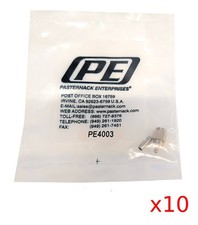 Lot of 10 New Pasternack PE4003 Male SMA For RG-174, RG-188, RG-316 DC-12.4 GHz