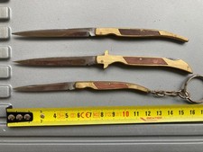 Ancien Couteau pliant TYPE ESPAGNOLE CORNE&LAITON  NEUF  VINTAGE KNIFE MESSER