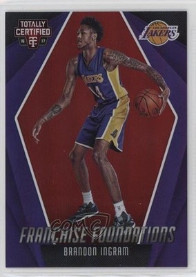 2016 Totally Certified Franchise Foundations Red Brandon Ingram Rookie RC 1dn