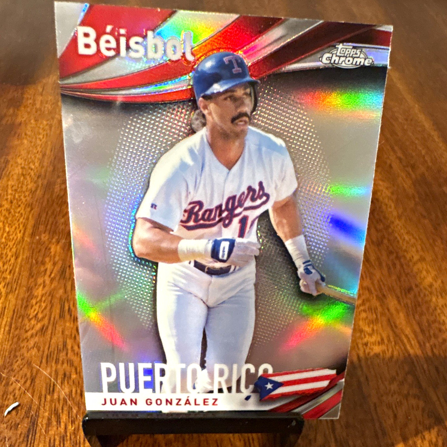 Topps 2021 Topps Chrome Beisbol Insert Juan Gonzalez Texas Rangers #B-14