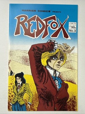 REDFOX #3 Harrier Comics Mike Lewis Fox Vintage Comic Book