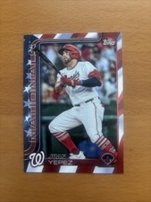 2025 Topps Series 2 - Juan Yepez #679 Independence Day #'ed 15/76 SP Nationals