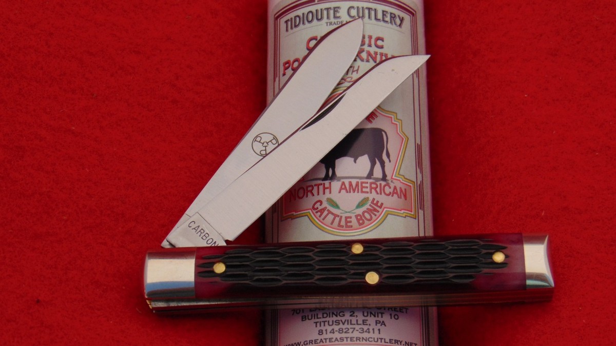 Great Eastern #41 Black Raspberry Bone New Town Physician Knife 