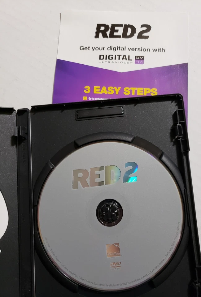 RED 2 DVD 2013 (With Slipcover) - Image 4 of 4