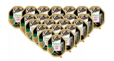 Sheba Nassfutter für Katzen in Sauce Nature´s Collection mit Lachs Erbsen 22x85g