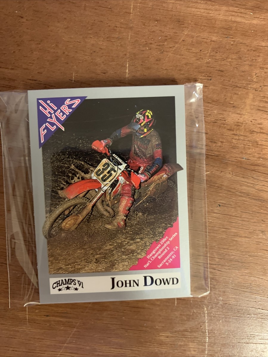 10) 1991 Champs Hi Flyers John Dowd Motocross #82 Card Lot | eBay