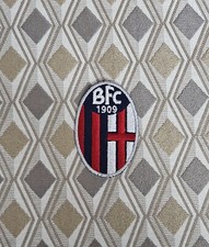TOPPA PATCH STEMMA BFC Bologna Calcio Ricamata TERMOADESIVA O DA CUCIRE 8X5 CM