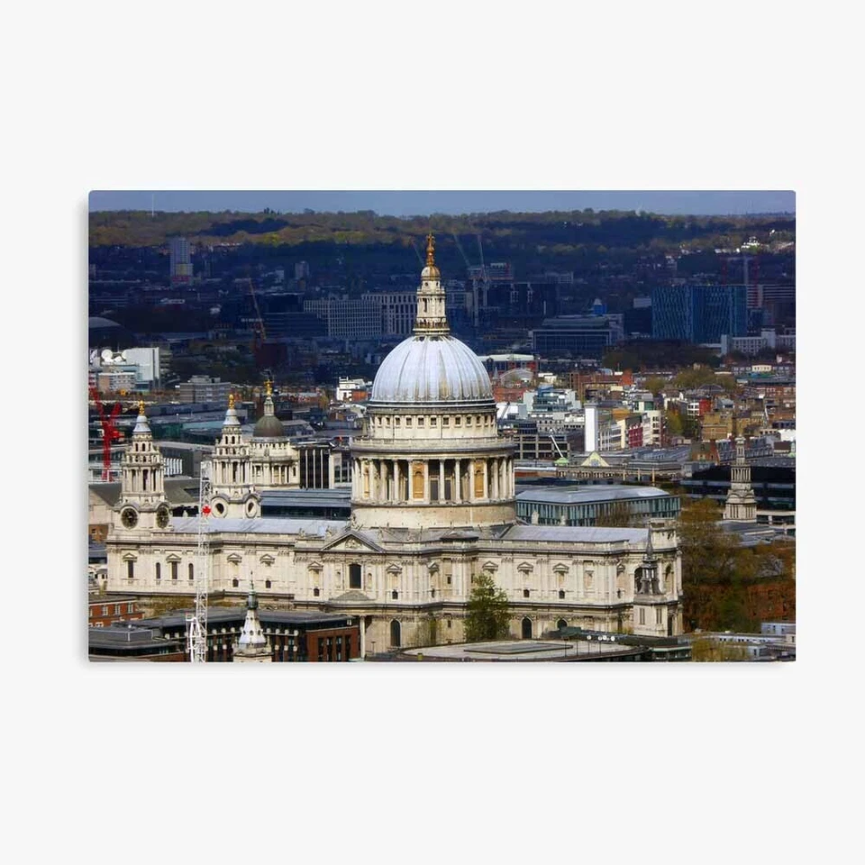 St Paul's Cathedral from The Shard London England UK Photograph Picture - Image 4 of 4