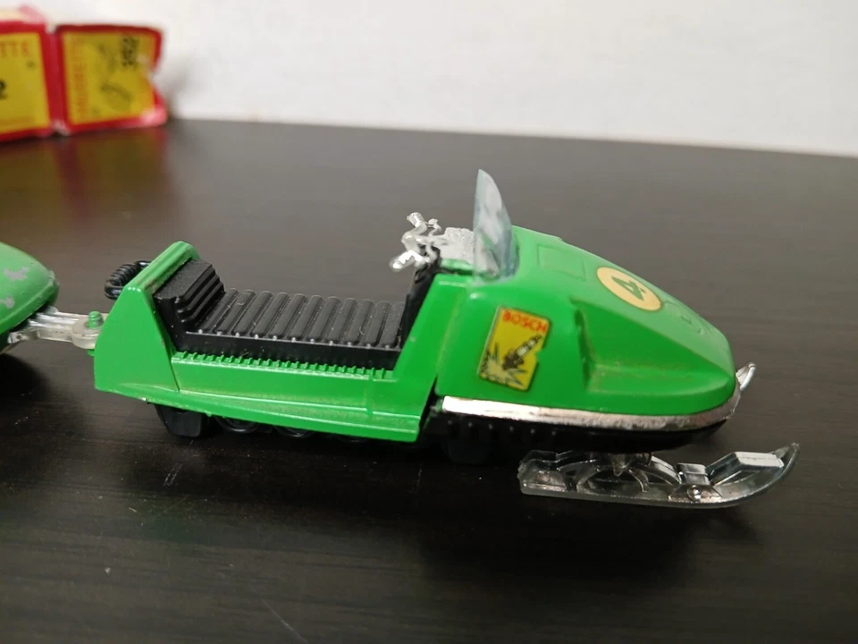 Majorette 352 Motoslitta + Rimorchio - France Macchinine Corgi Dinky - Immagine 2 di 4