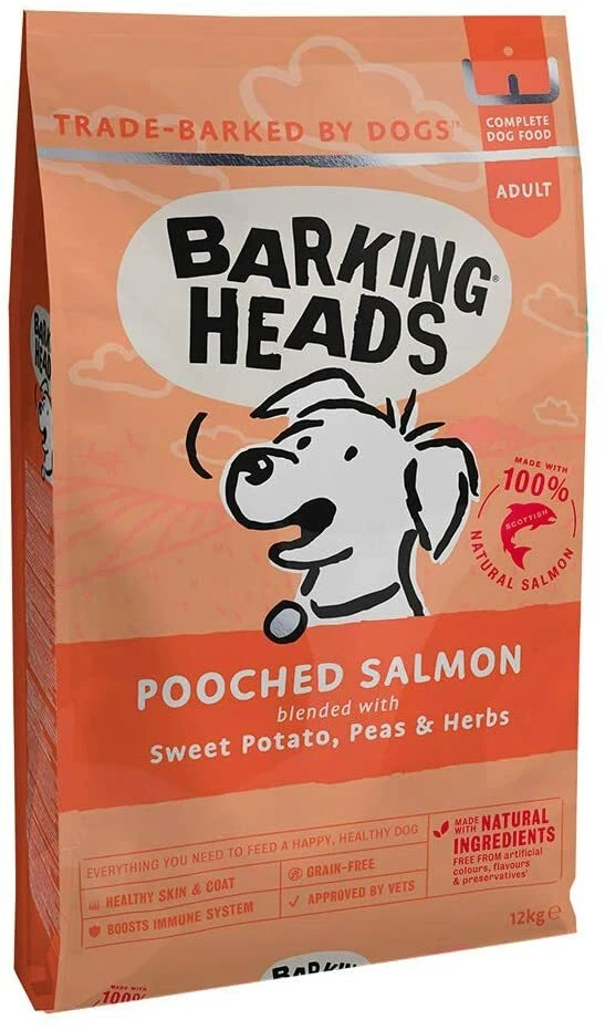 Barking Heads Dry Dog Food - Pooched Salmon - 12 kg