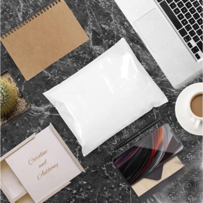 Buste Postali Bianche 3 MIL Buste Per Spedizioni In Plastica Autosigillanti 12x15,5 Pollici - Confezione Da 200 Pezzi, Spessore 3 MIL Buste Per Ecommerce Bianche - Foto 5