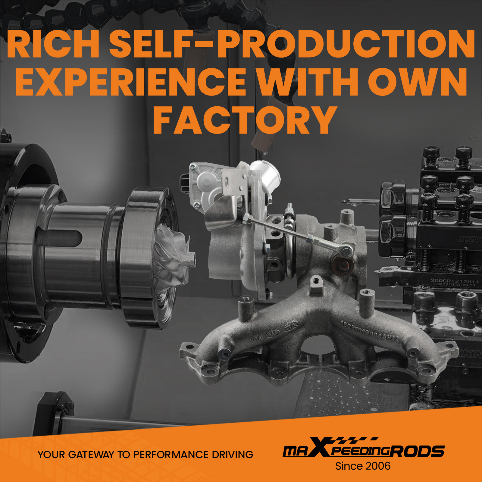 Turbocharger Fit Kia Hyundai 1.6L Optima Sonata Eco 2016 2017 2018 2019 Turbo