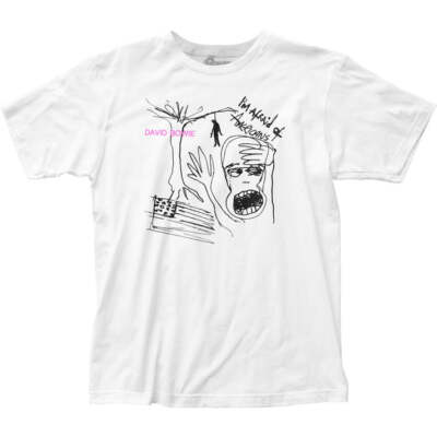 David Bowie Afraid of Americans Short Sleeve White T Shirt Unisex