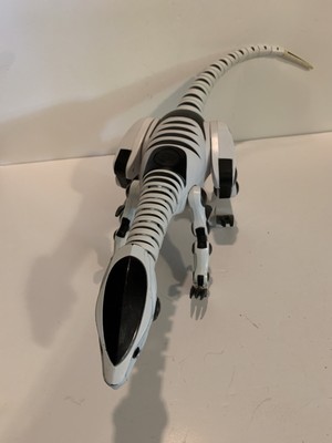 white dinosaur robot