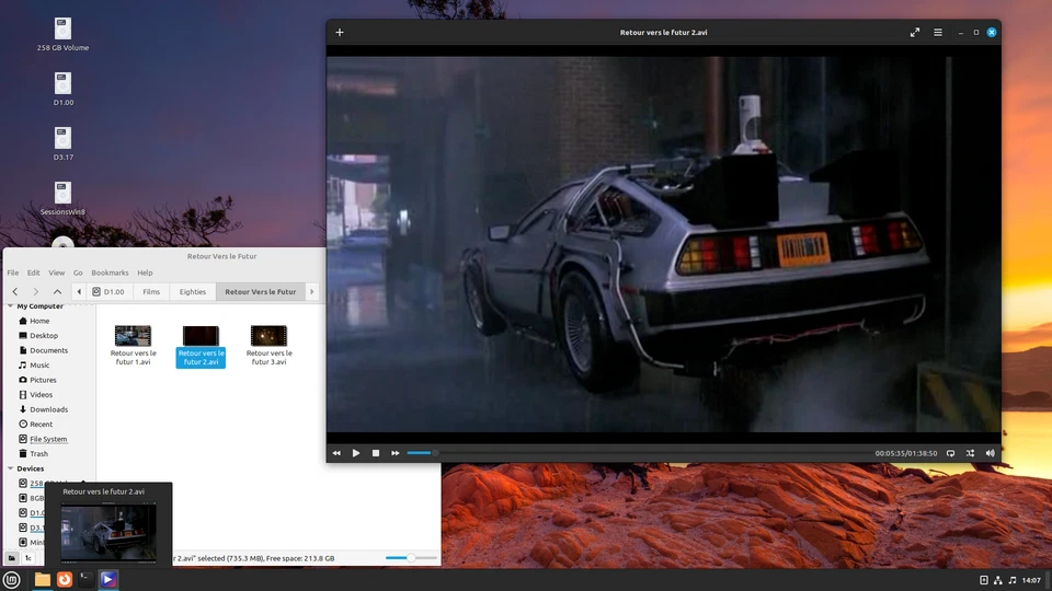 CLÉ USB LINUX UBUNTU 22.04.4 JAMMY-JELLYFISH + MINT 21.3 VIRGINIA BOOTABLE STICK - Photo 4/4