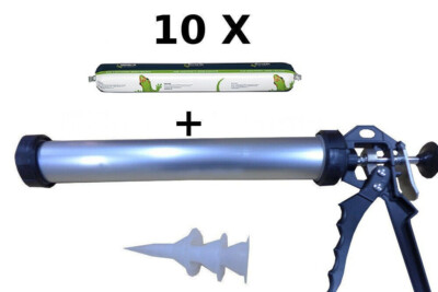 10 X Bostik Spritzkork 3071 lösemittelfrei Flüssigkork + 1 Kartuschenpistole