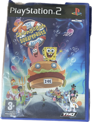 The Spongebob Squarepants Playstation 2 Game PAL Case - Zdjęcie 1 z 4