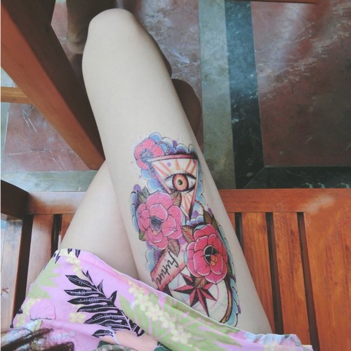 Fashion Temporary Men Women Body Arm Leg Fake Tattoo Stickers Can Cover Scars - Picture 16 of 72
