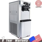 25 30L H 3 Flavors Commercial Electric Ice Cream Maker Soft Ice Cream Machine