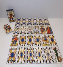 - JEU DE TAROT ANCIEN TAROT DE MARSEILLE de 1980 78 CARTES CARTOMANCIE GRIMAUD D