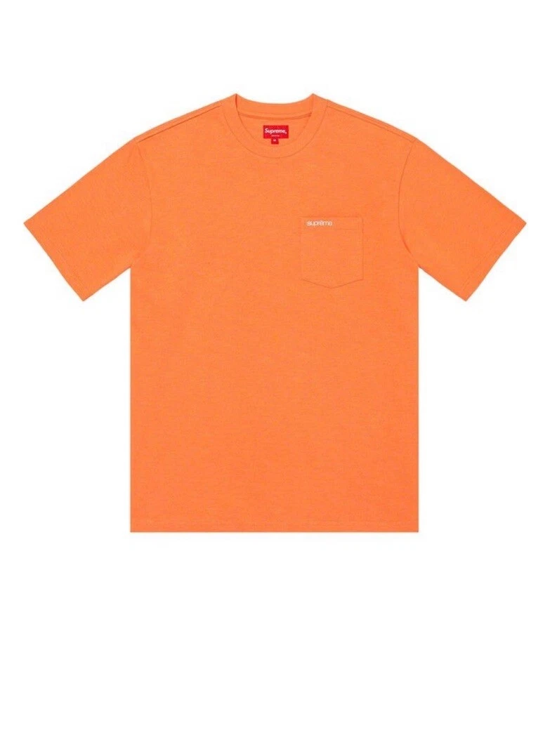 Tee shirt orange Supreme Pocket taille Medium (SS20KN37)