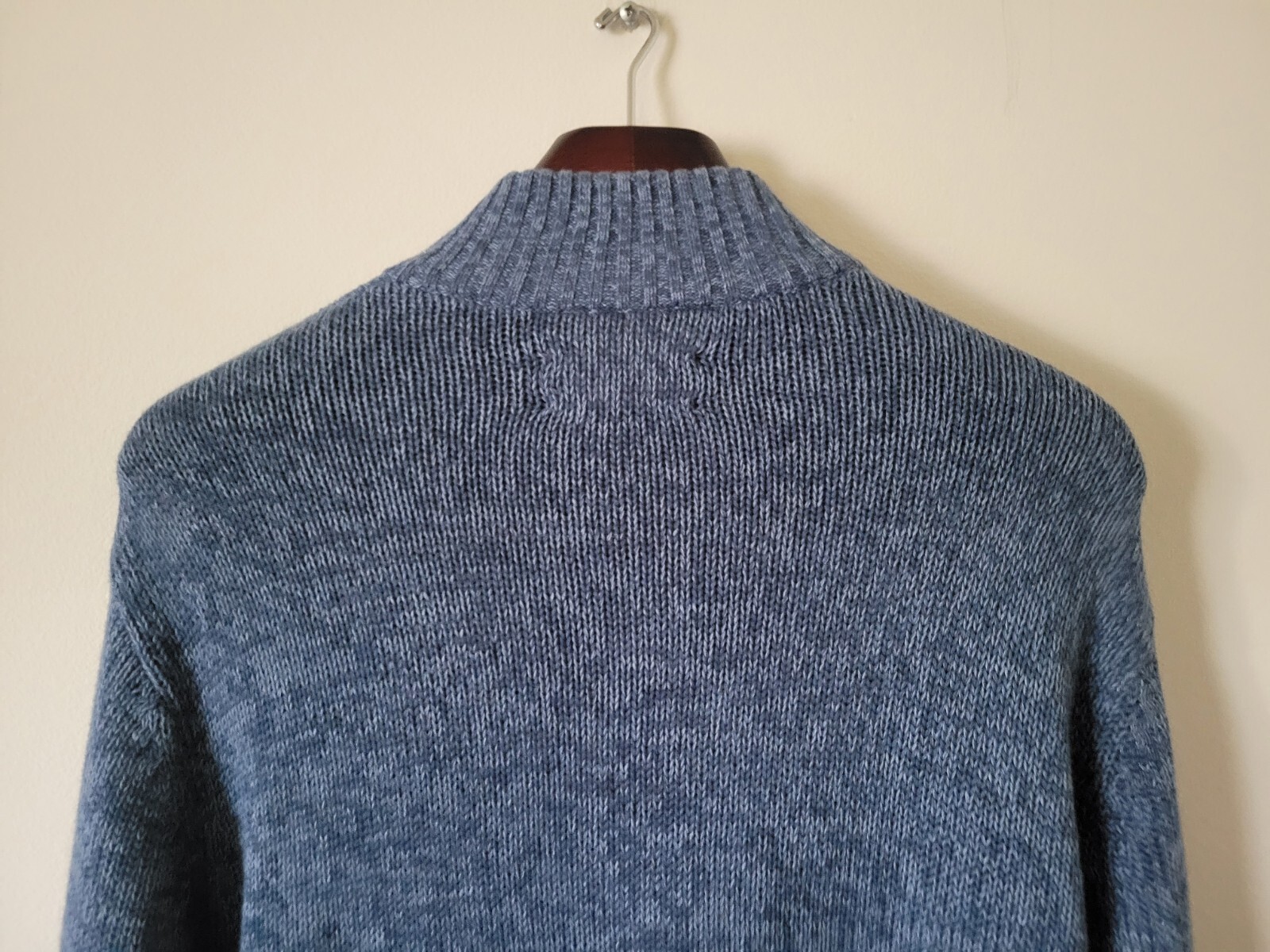 Chaps Sweater Men Medium Pullover Henley Mock Nec… - image 5