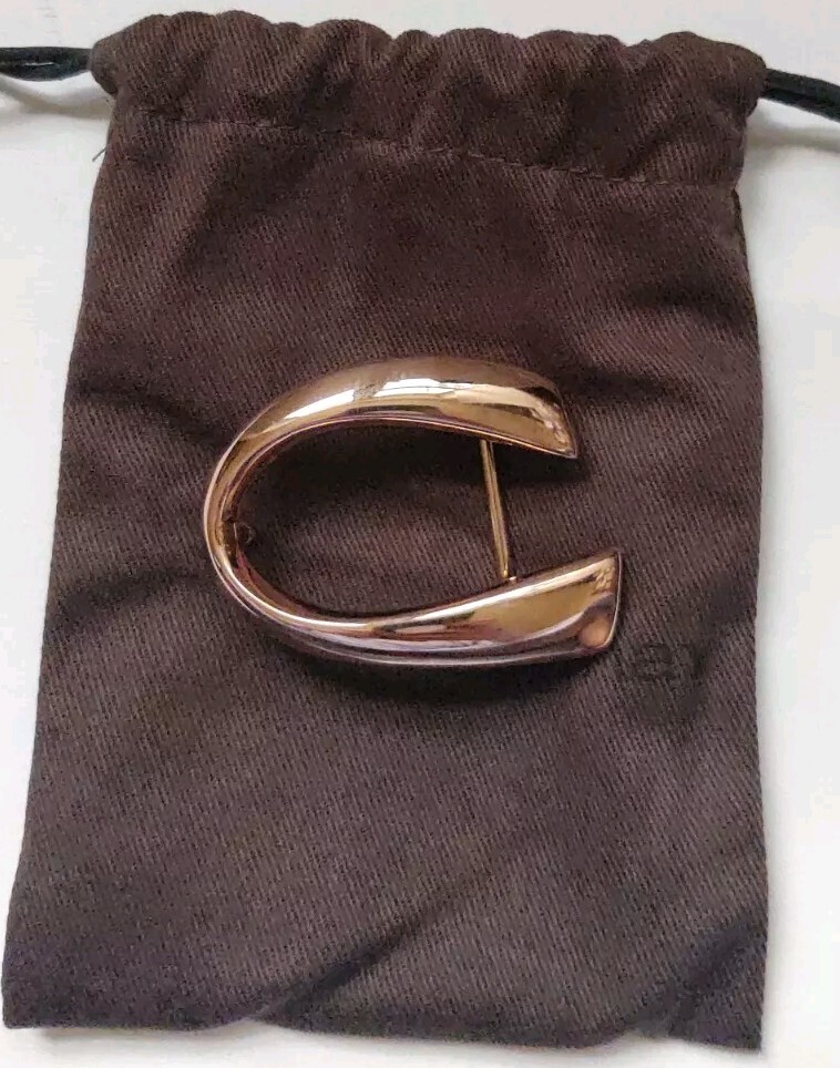 Corthay $495 Rose Gold Plated Buckle For Reversible Belt Corthay $495 Rose Gold Plated Buckle For Reversible Belt