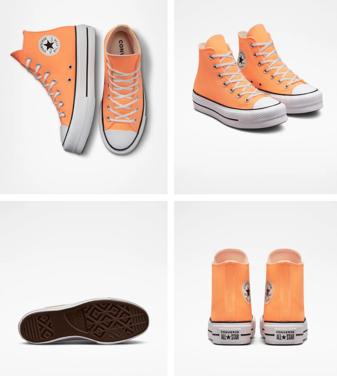 Peach colored converse shoes Clearance
