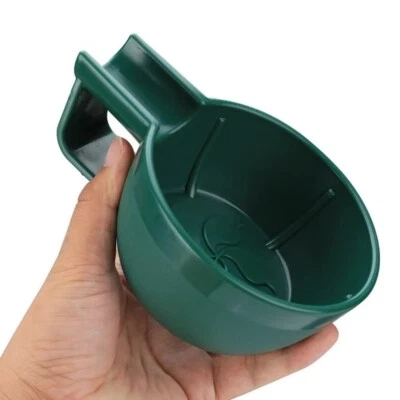 Shave Bowl With Brush Stand PP Plastic Green - Image 1 of 4