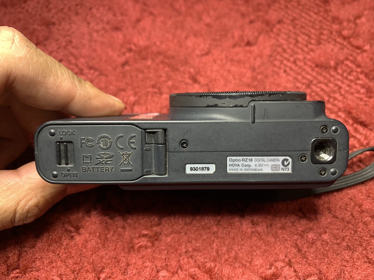 PENTAX Pentax Optio RZ18 16.0MP Digital Camera - Black Tested