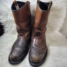 Red Wing Pecos Wellington Pull On Steel Toe Boot Size 14 Waterproof USA 4445