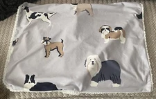 Mainstays set of two 36x20 dog print pillow covers Gray/Tan/Black Polyester 