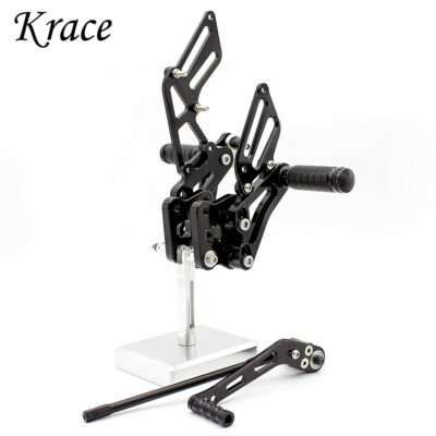 FXCNC Rearset Footpegs For GSXR600 / GSXR750 (2006-2010) – Anodized CNC Aluminum