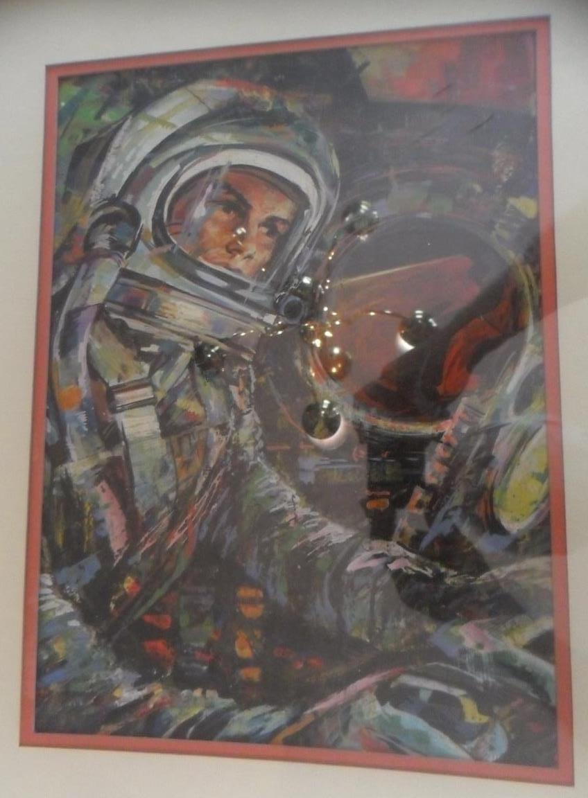 Surreal Art Spaceman Art Astronaut Colorful Art 