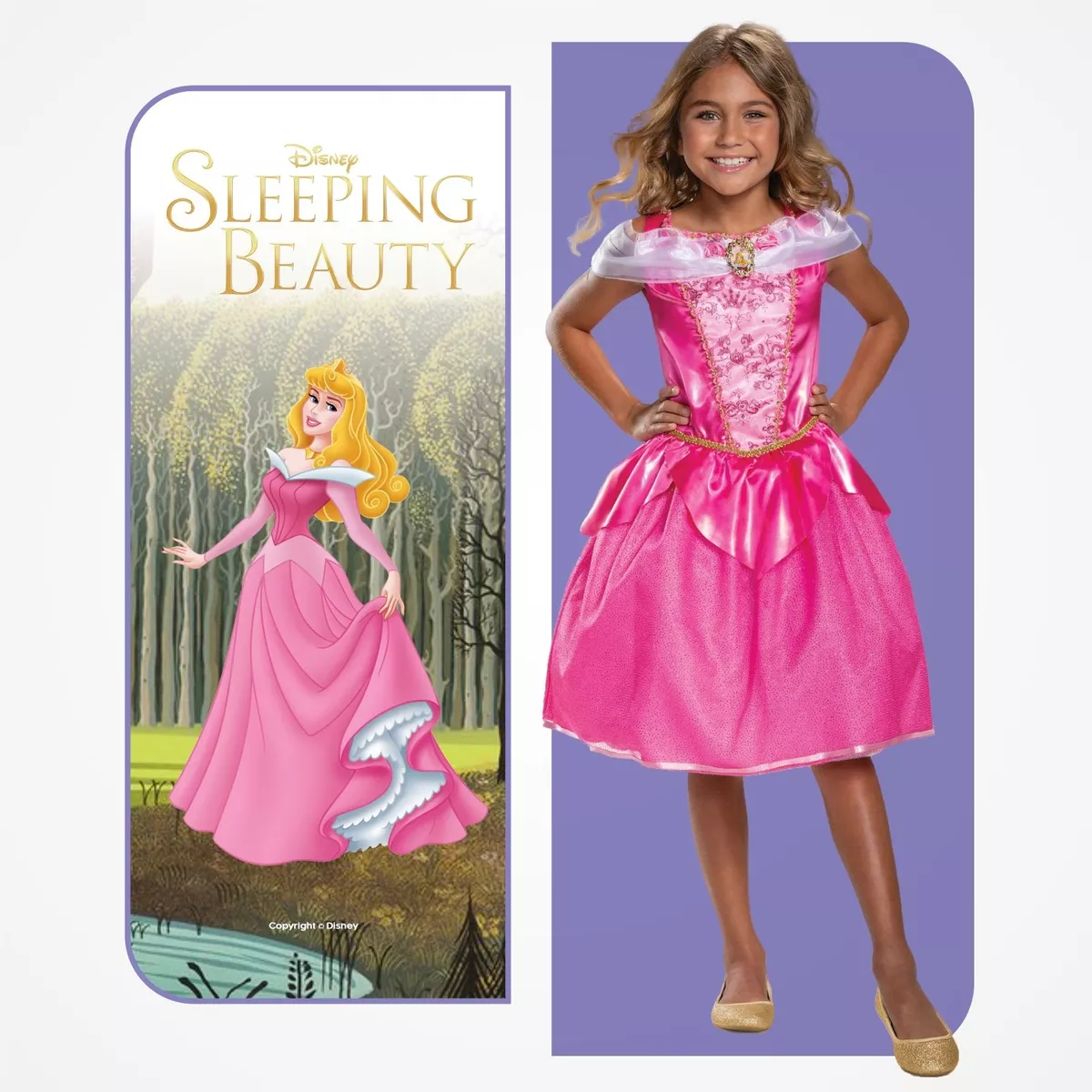 DAYLEBABY Sleeping Beauty Princess Aurora Costume Girls Birthday Party –  Toyszoom