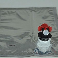 2 X Home Brew Wine container Beer BIB Box Bag Refill W/ Tap Reusable 2/3/5/10L