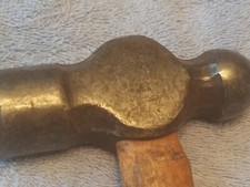 VINTAGE HELLER 1-1/2 LB. BALL PEEN HAMMER MADE IN USA HORSE LOGO